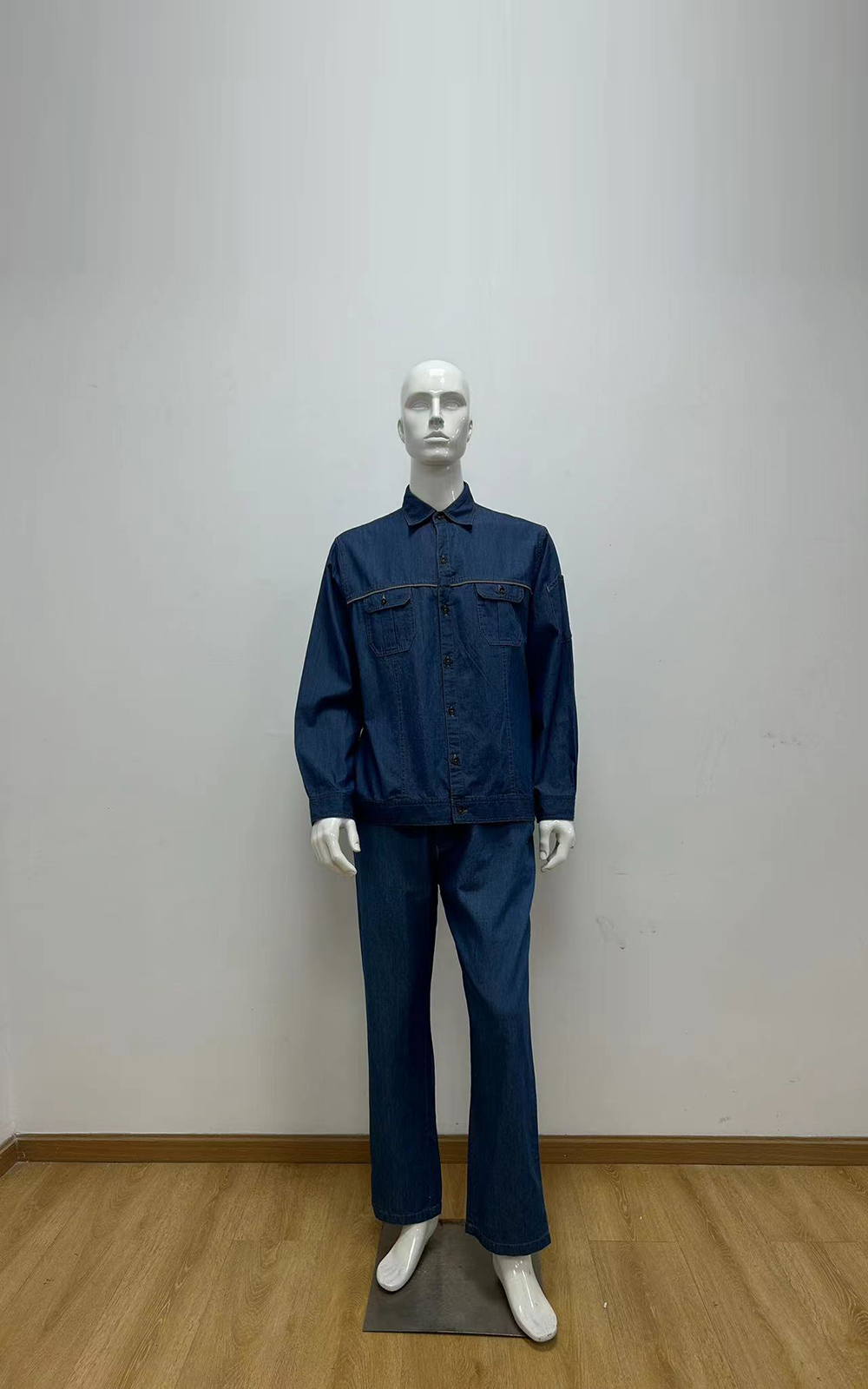 LY-06能源夏季牛仔工作服-定制款