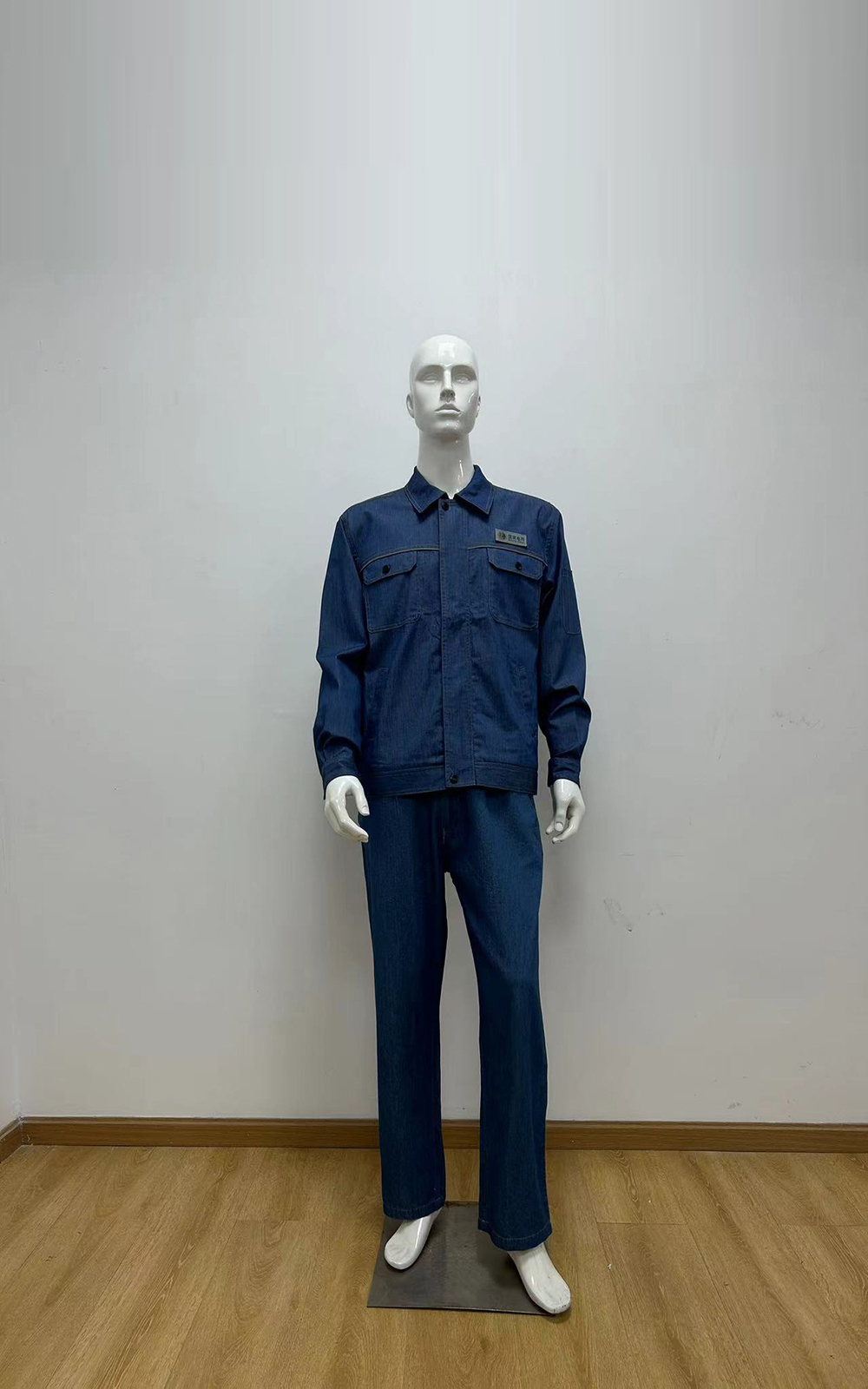 LY-07能源夏季牛仔工作服-定制款